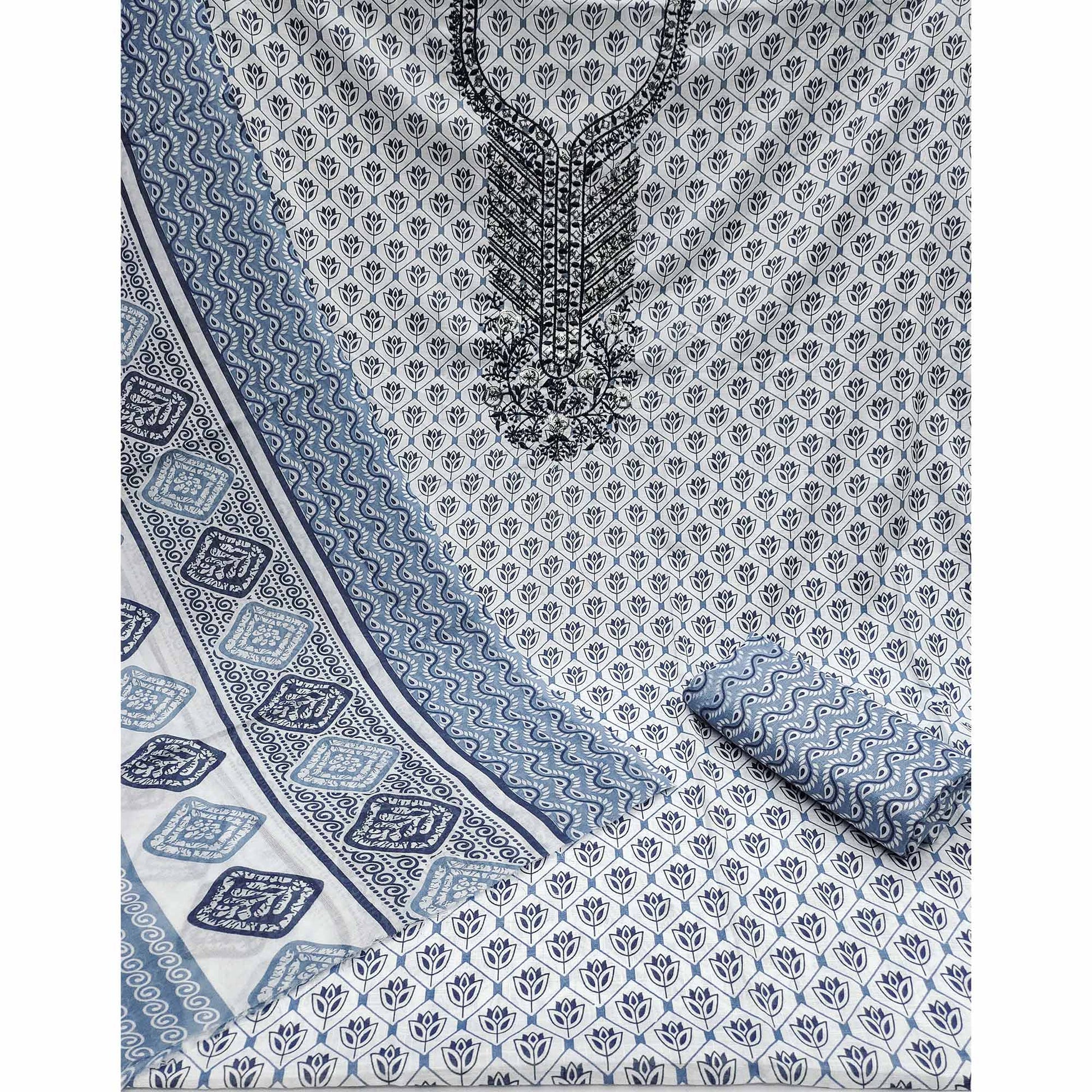 grey-floral-printed-with-sequins-embroidered-pure-cotton-dress-material