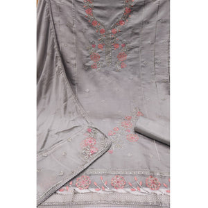 grey-floral-sequins-embroidered-with-stonework-roman-cotton-silk-dress-material