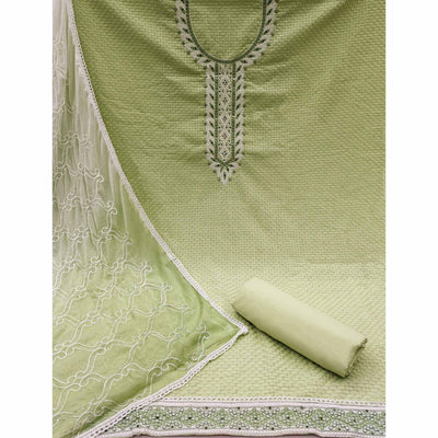 green-chikankari-work-pure-cotton-dress-material