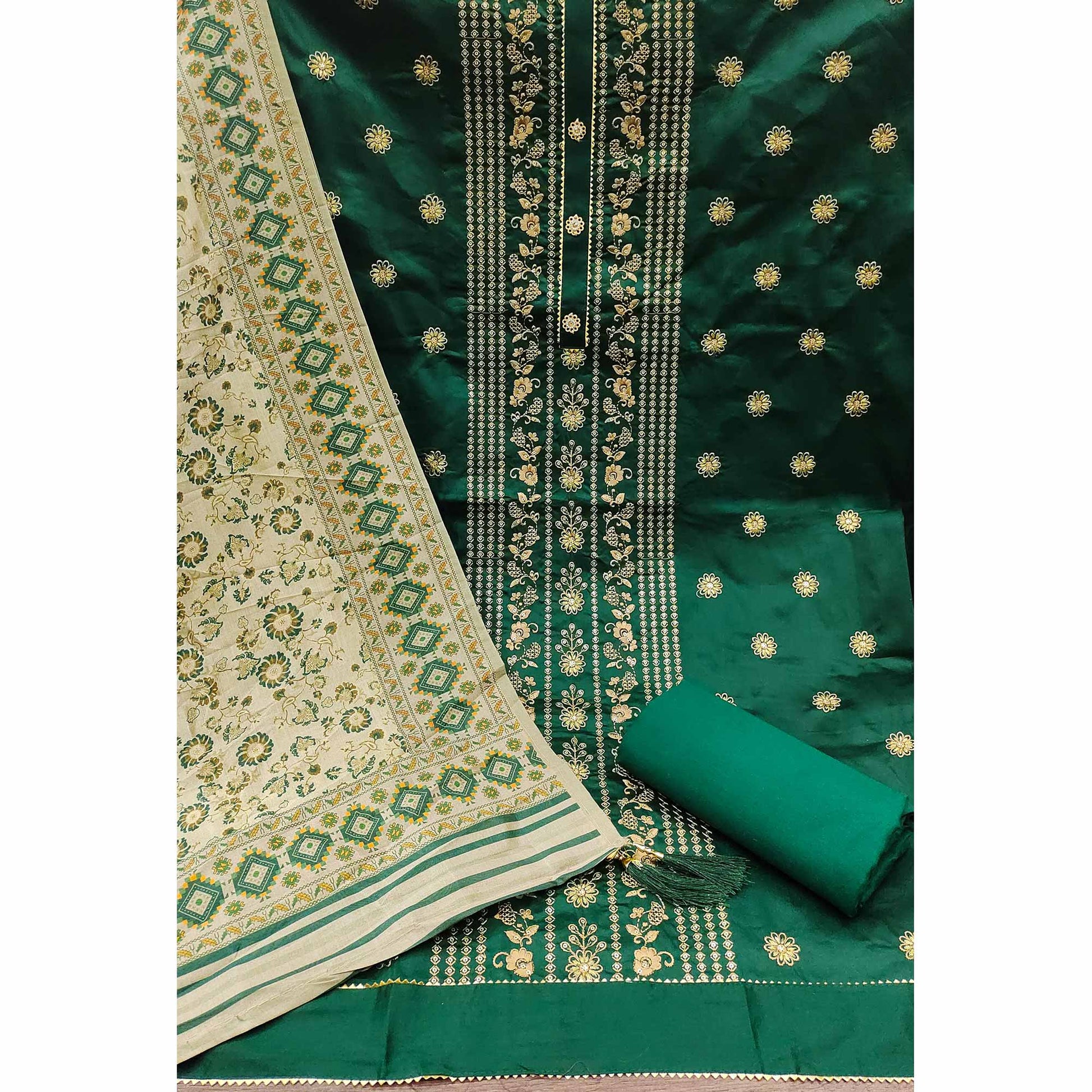 green-floral-embroidered-cotton-silk-dress-material-1