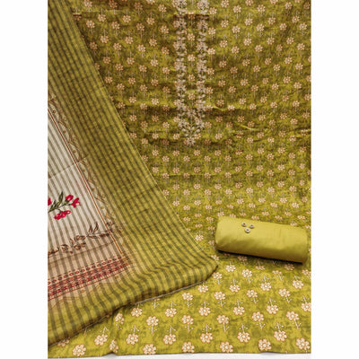 green-floral-printed-with-embroidery-pure-cotton-dress-material-1