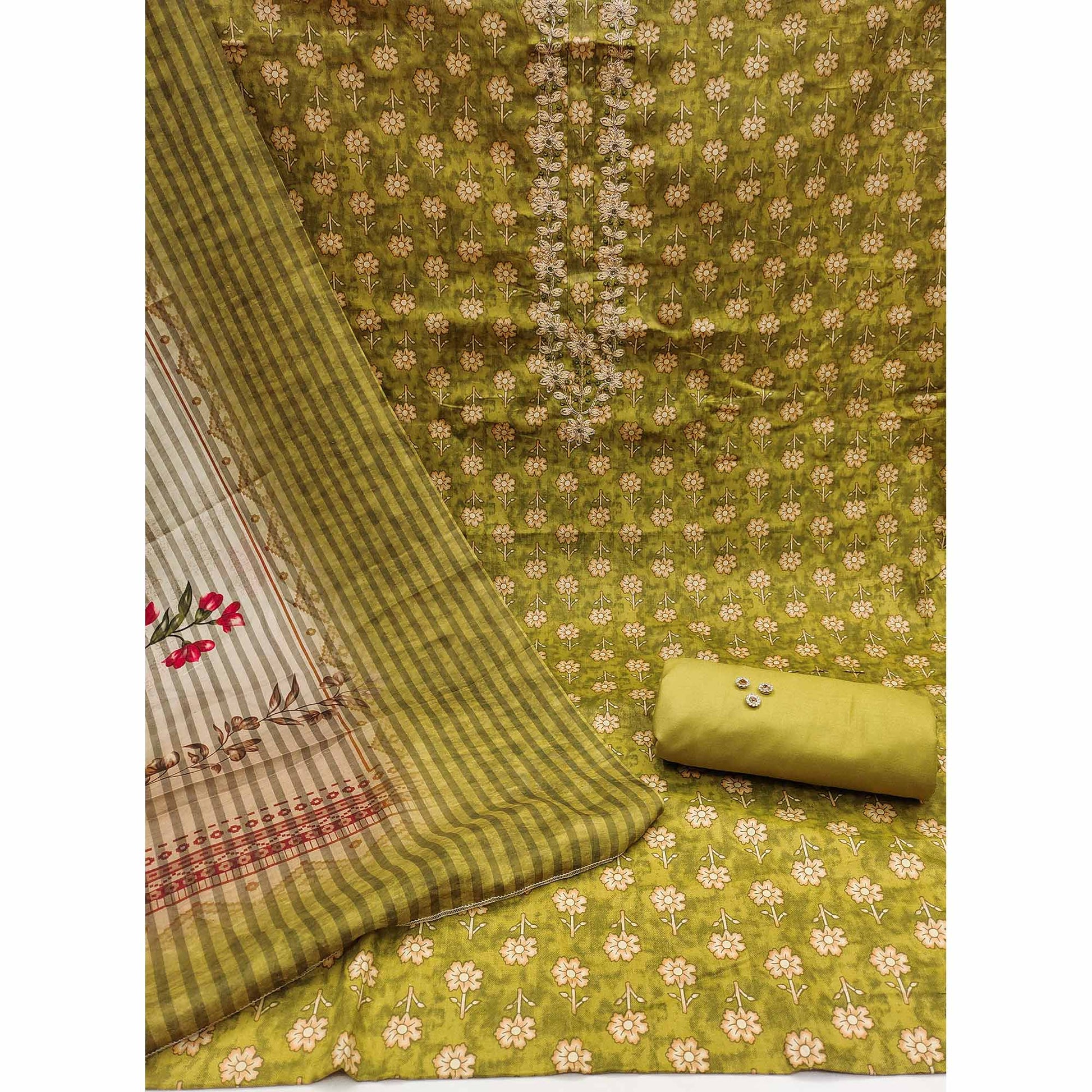 green-floral-printed-with-embroidery-pure-cotton-dress-material-1