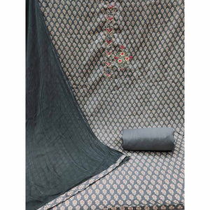 grey-floral-printed-with-embroidery-cotton-dress-material