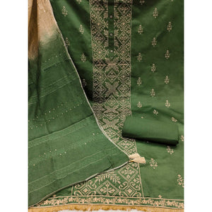 green-floral-embroidery-cotton-silk-dress-material