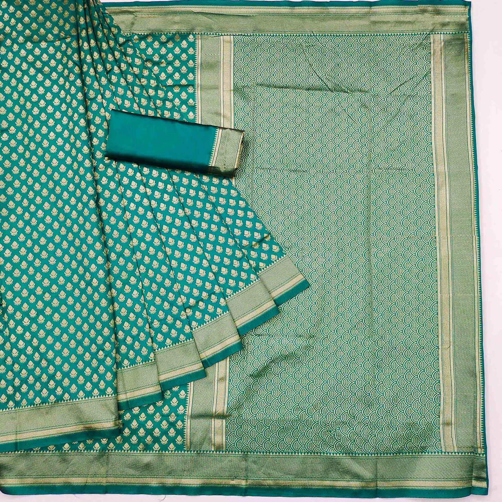 green-woven-banarasi-silk-saree-14