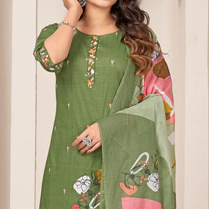 green-floral-printed-pure-cotton-straight-salwar-suit-2