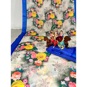 grey-floral-digital-printed-linen-saree-3