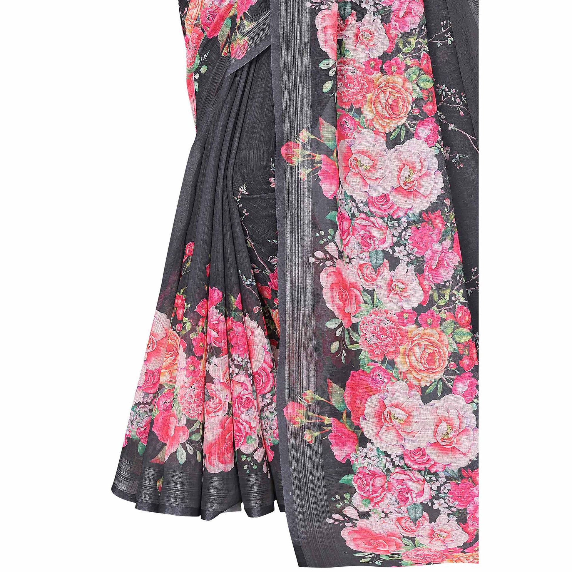 grey-pink-digital-floral-printed-linen-saree