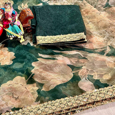 green-floral-digital-printed-organza-saree-with-lace-border