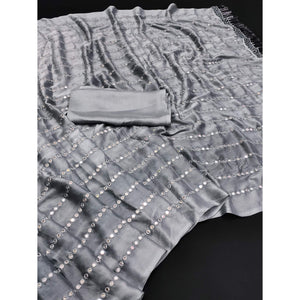 grey-embroidered-art-silk-saree-1