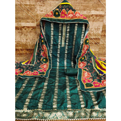 green-woven-banarasi-silk-dress-material-5