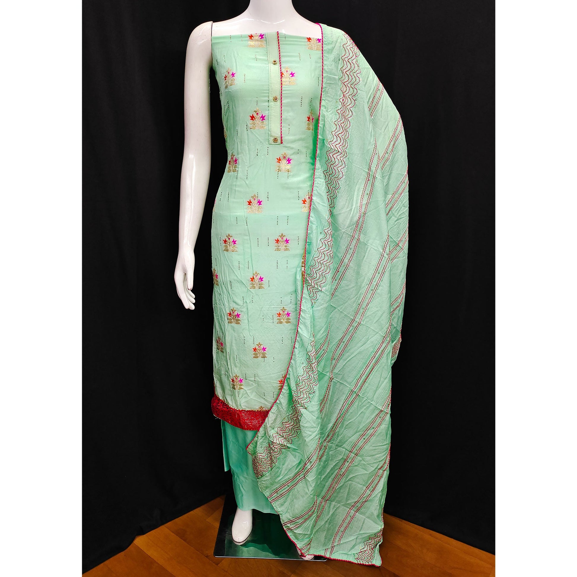 green-woven-banarasi-silk-dress-material-7