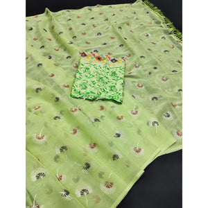 green-floral-embroidered-chiffon-saree-2