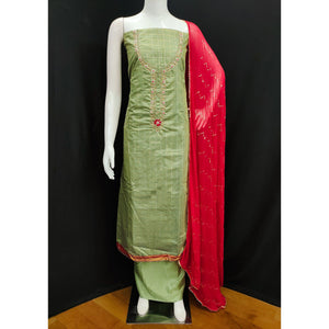 green-embroidered-chanderi-dress-material-8