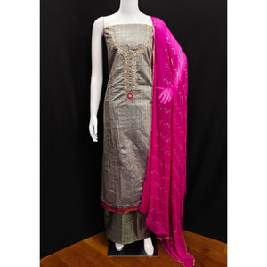 grey-embroidered-chanderi-dress-material-5