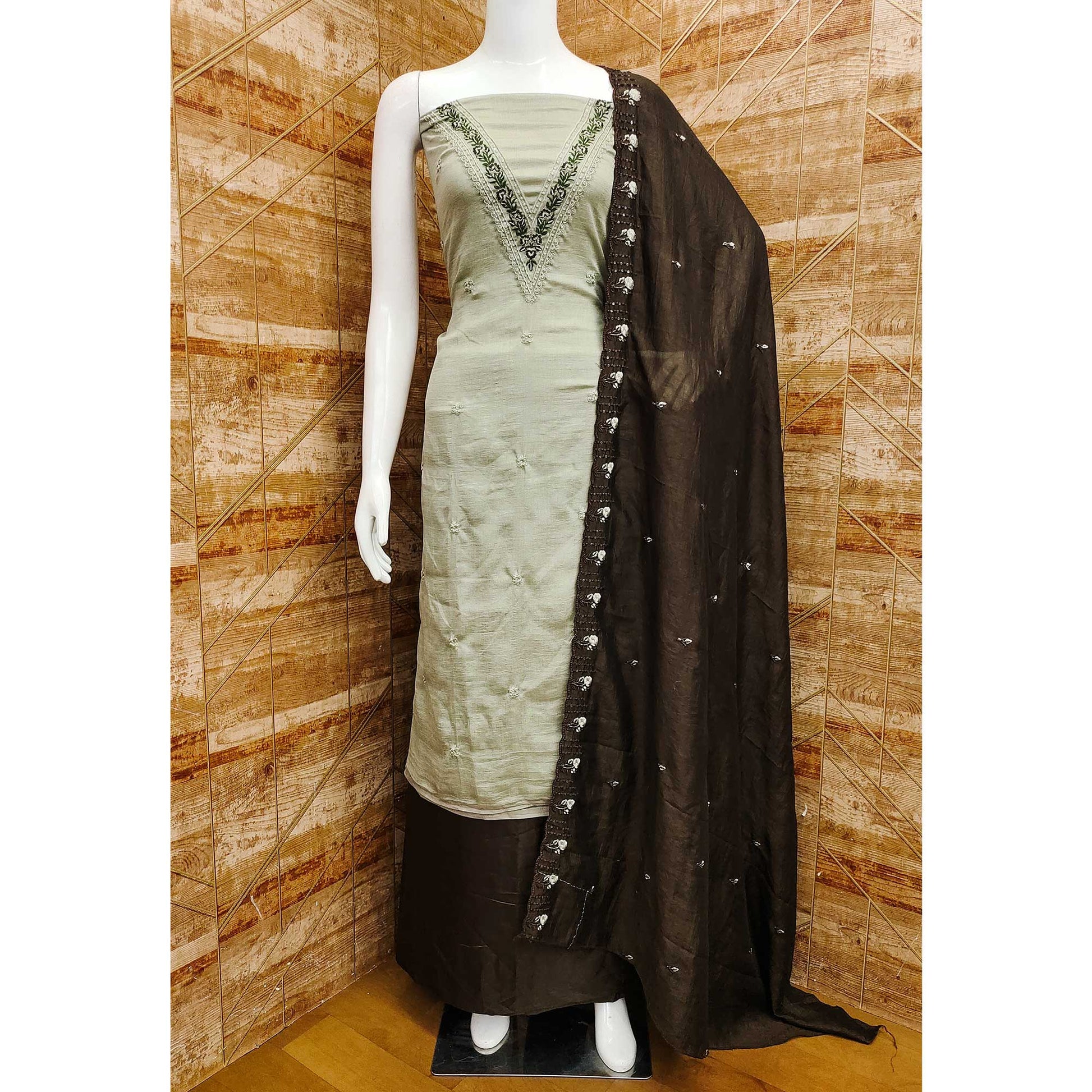grey-floral-embroidered-vichitra-silk-dress-material