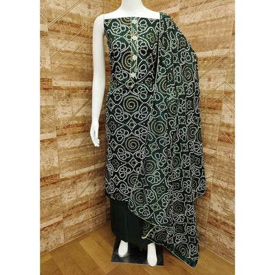 green-bandhani-printed-vichitra-silk-dress-material