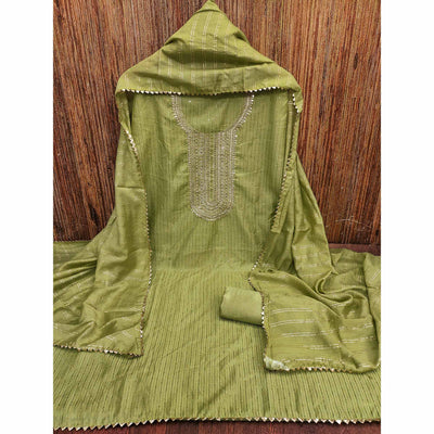 green-embroidered-chanderi-dress-material-9