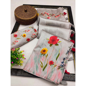 grey-floral-digital-printed-assam-silk-saree-with-tassels
