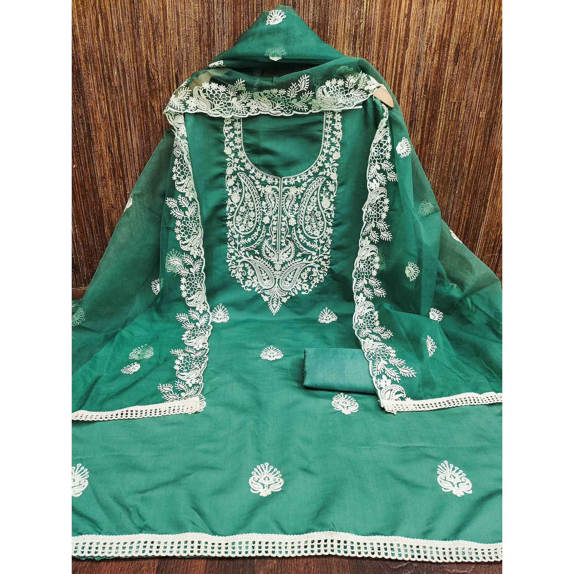 green-floral-embroidered-viscose-dress-material-1