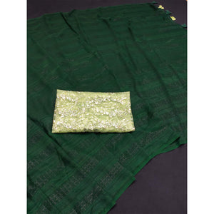green-woven-art-silk-saree-with-tassels-19