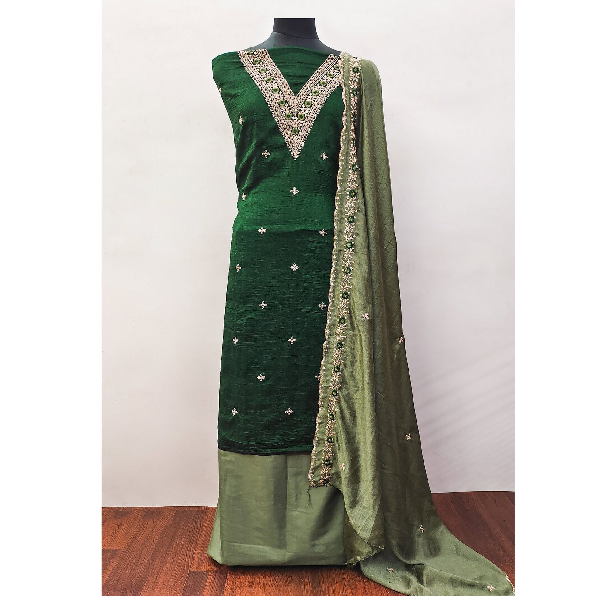 green-floral-embroidered-vichitra-silk-dress-material-8