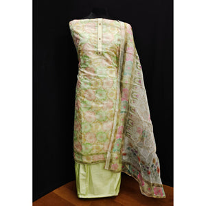 green-floral-printed-organza-dress-material-8