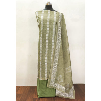 green-floral-printed-chanderi-dress-material-3