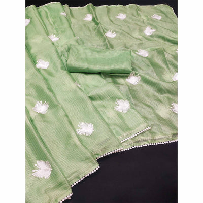 green-embroidered-kota-doria-saree