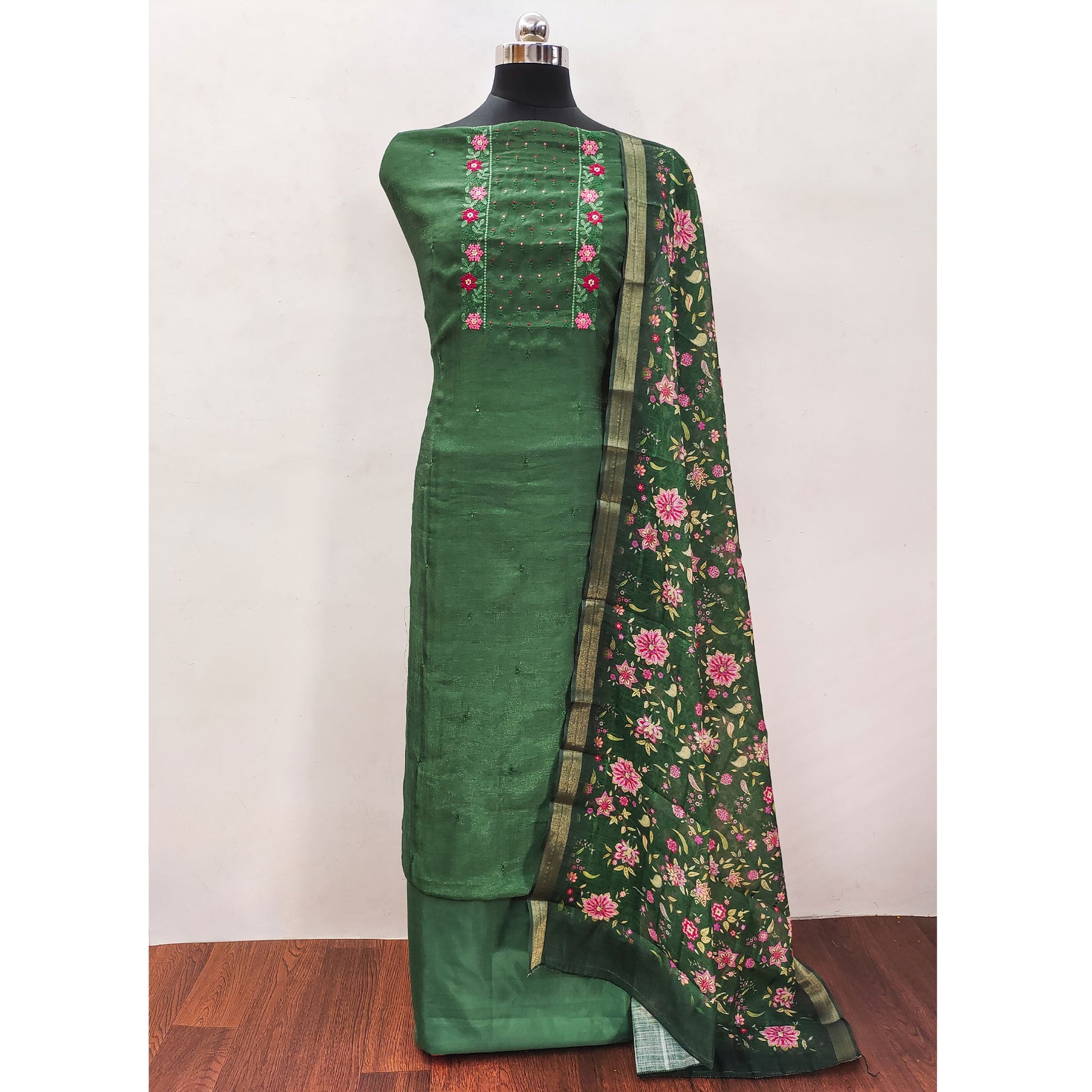 green-embroidered-vichitra-silk-dress-material-2