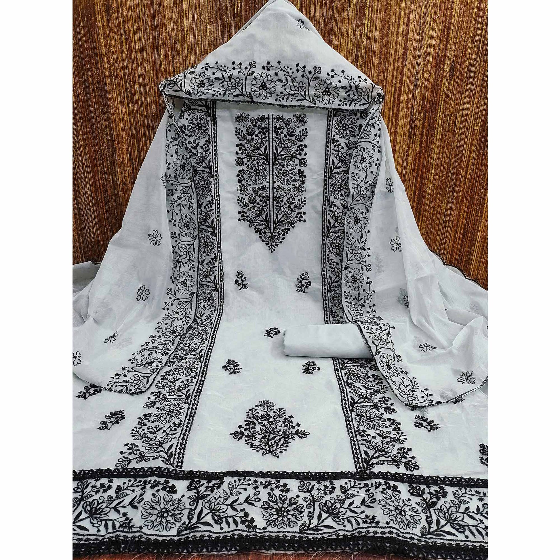 grey-floral-embroidered-chanderi-dress-material-9