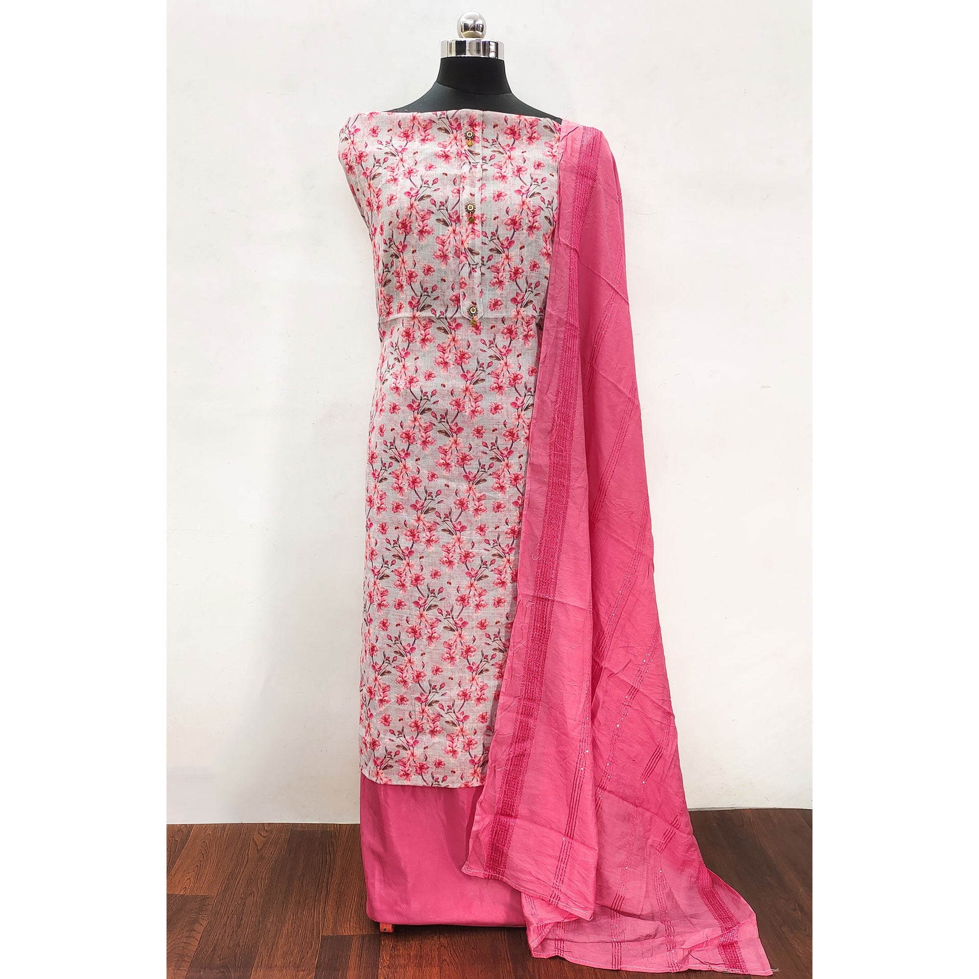 grey-floral-printed-linen-dress-material-2