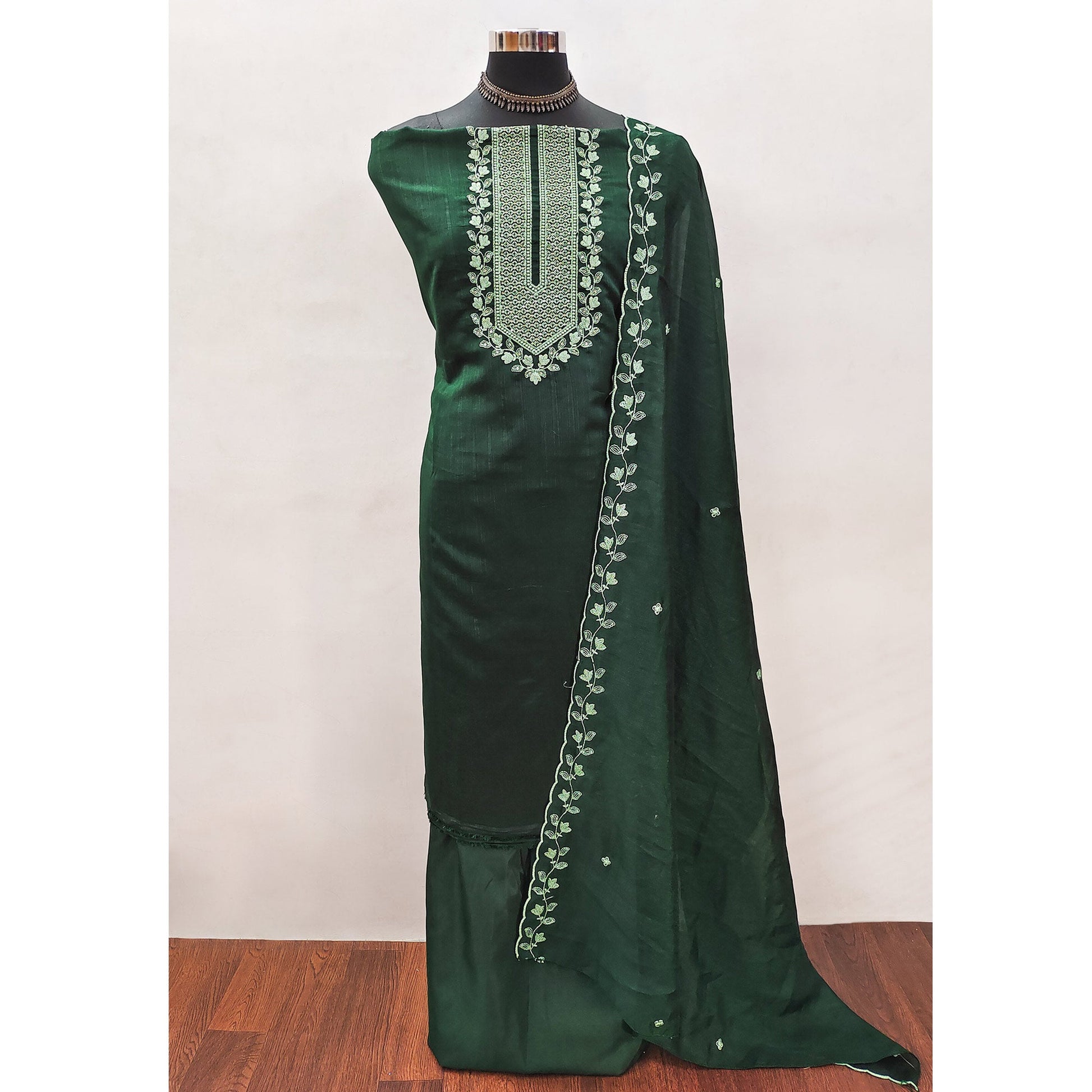 green-embroidered-vichitra-silk-dress-material-3