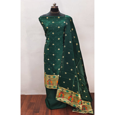 green-floral-woven-with-swarovski-work-banarasi-silk-dress-material