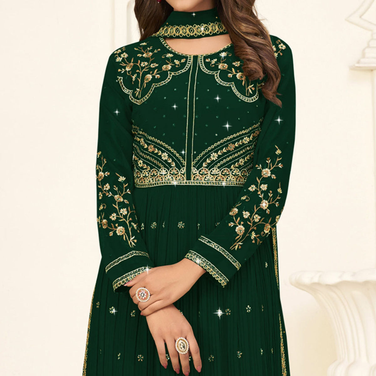 green-embroidered-georgette-naira-cut-suit