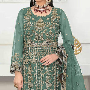 green-floral-embroidered-net-semi-stitched-pakistani-suit-1