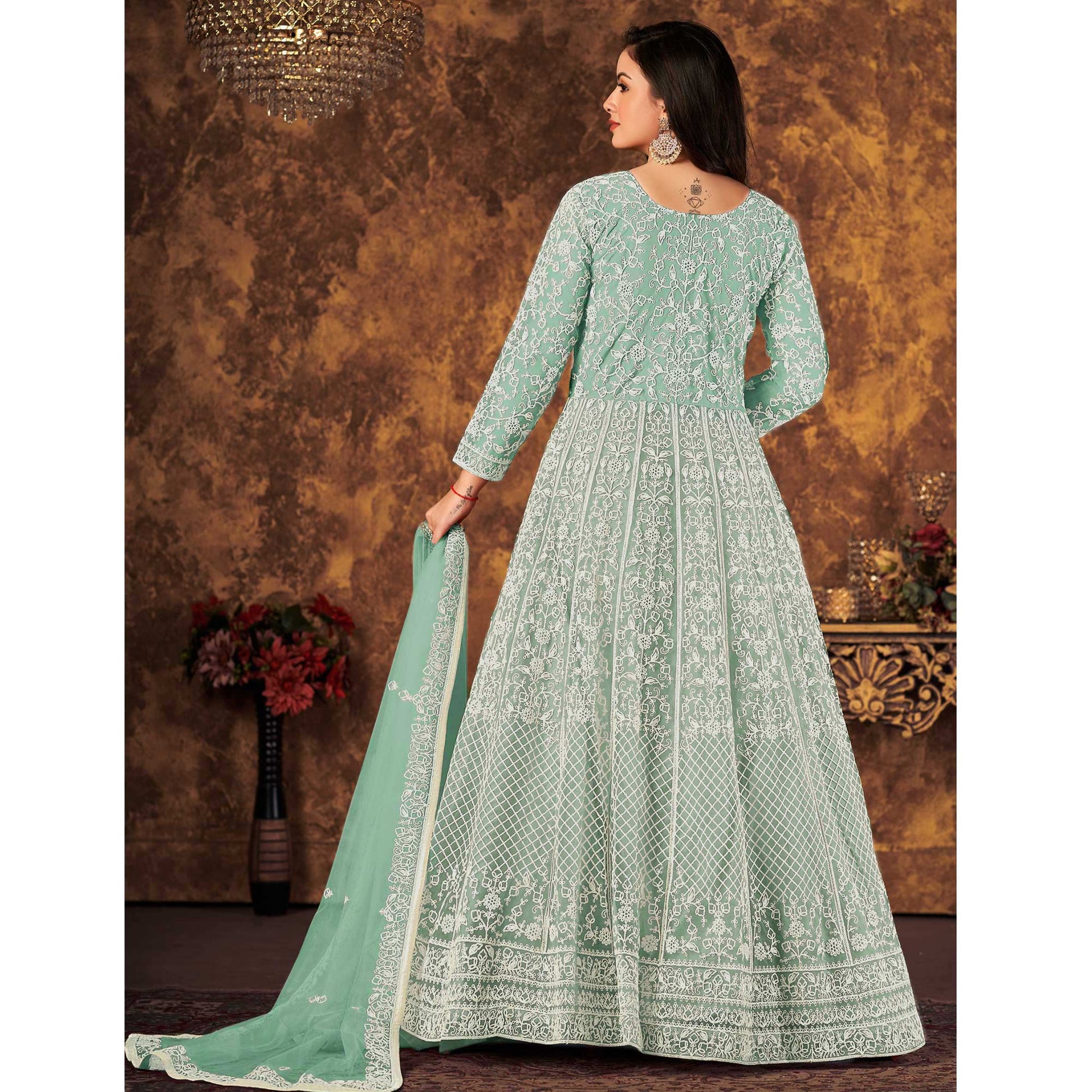 green-floral-embroidered-net-semi-stitched-anarkali-suit-1