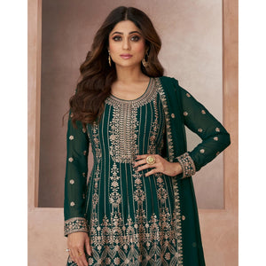 green-floral-embroidered-georgette-semi-stitched-suit-2