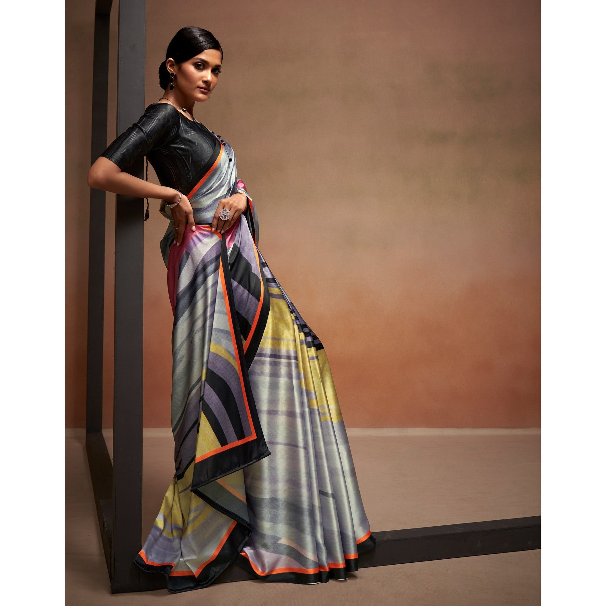 grey-digital-printed-satin-saree-3