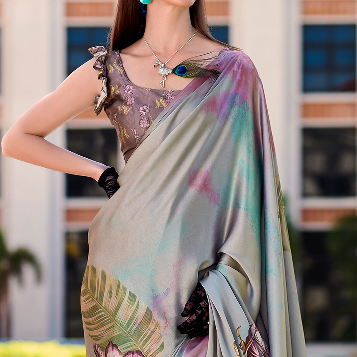 grey-floral-digital-printed-pure-satin-saree