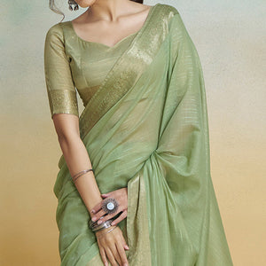 green-woven-cotton-silk-saree-with-tassels-19