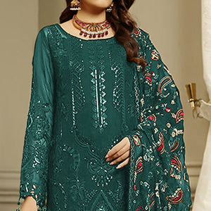 green-embroidered-georgette-semi-stitched-pakistani-suit