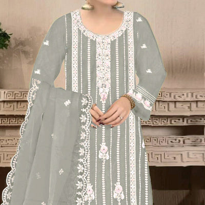 green-floral-hand-embroidered-georgette-semi-stitched-pakistani-suit