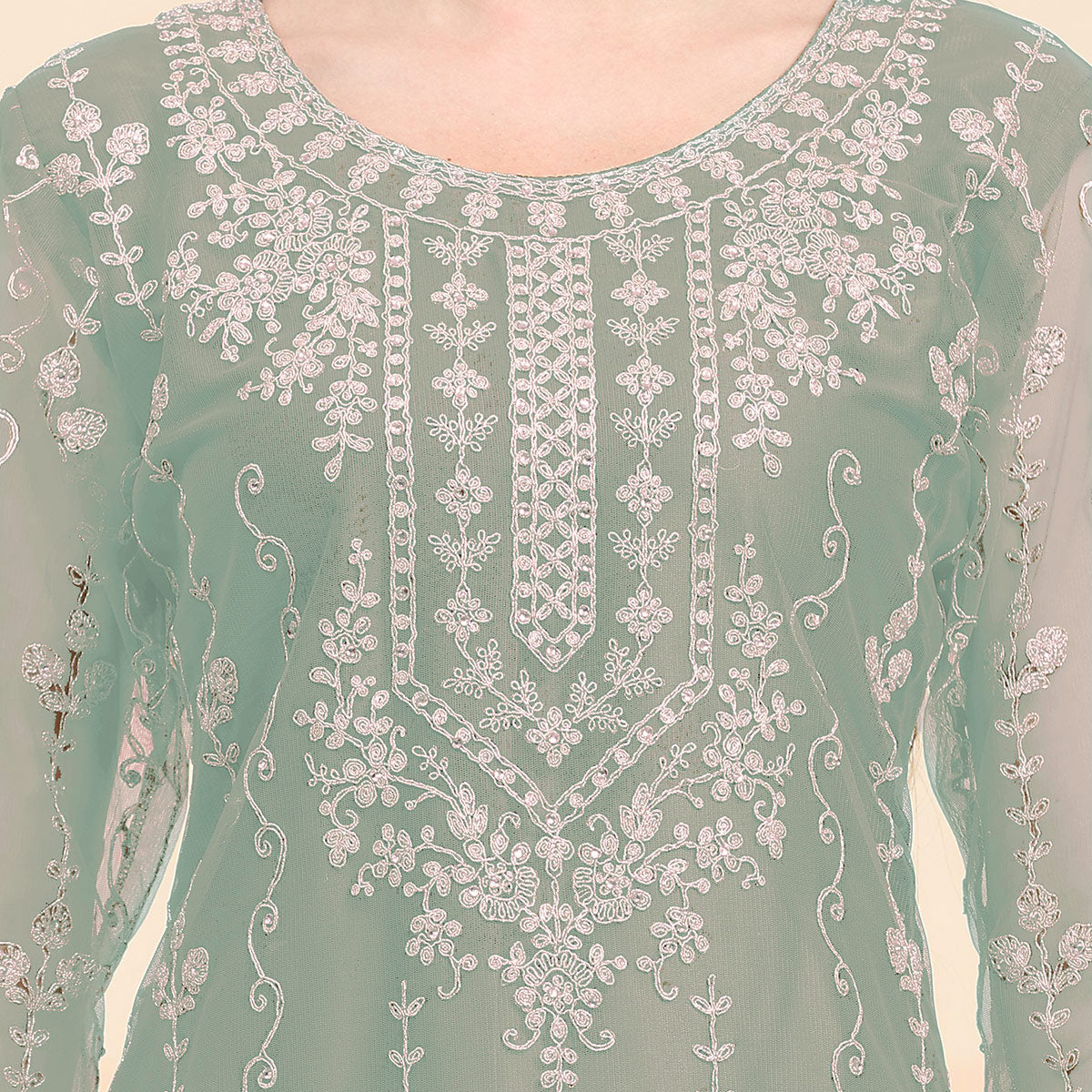 green-sequins-embroidered-net-semi-stitched-pakistani-suit