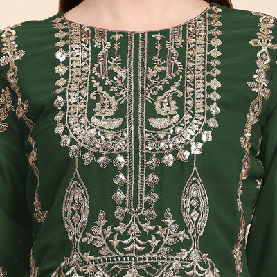 green-sequins-embroidered-georgette-semi-stitched-pakistani-suit