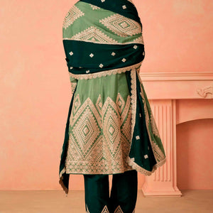 green-floral-sequins-embroidered-chinon-suit