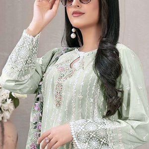 green-floral-embroidered-georgette-semi-stitched-pakistani-suit-12