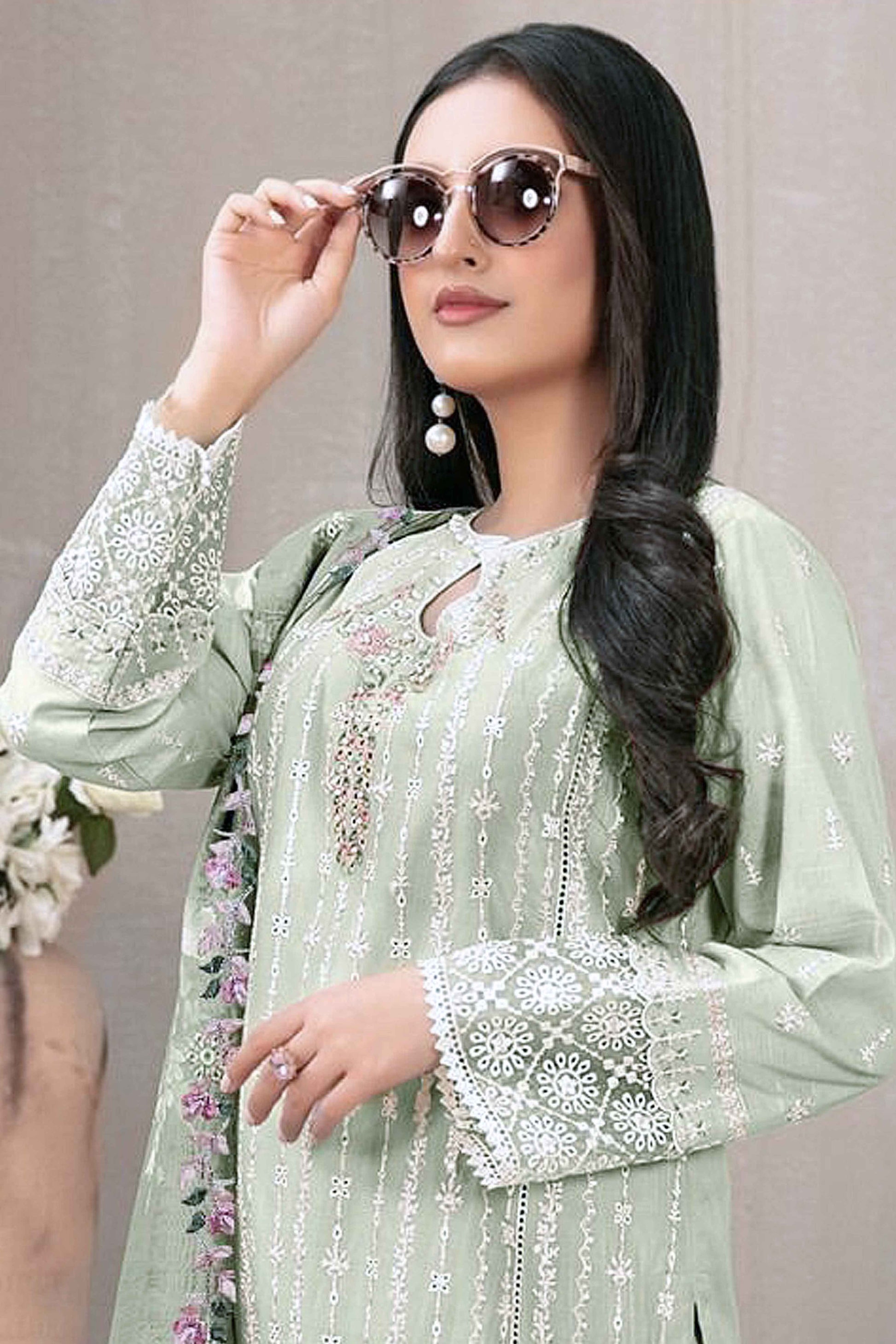 green-floral-embroidered-georgette-semi-stitched-pakistani-suit-12