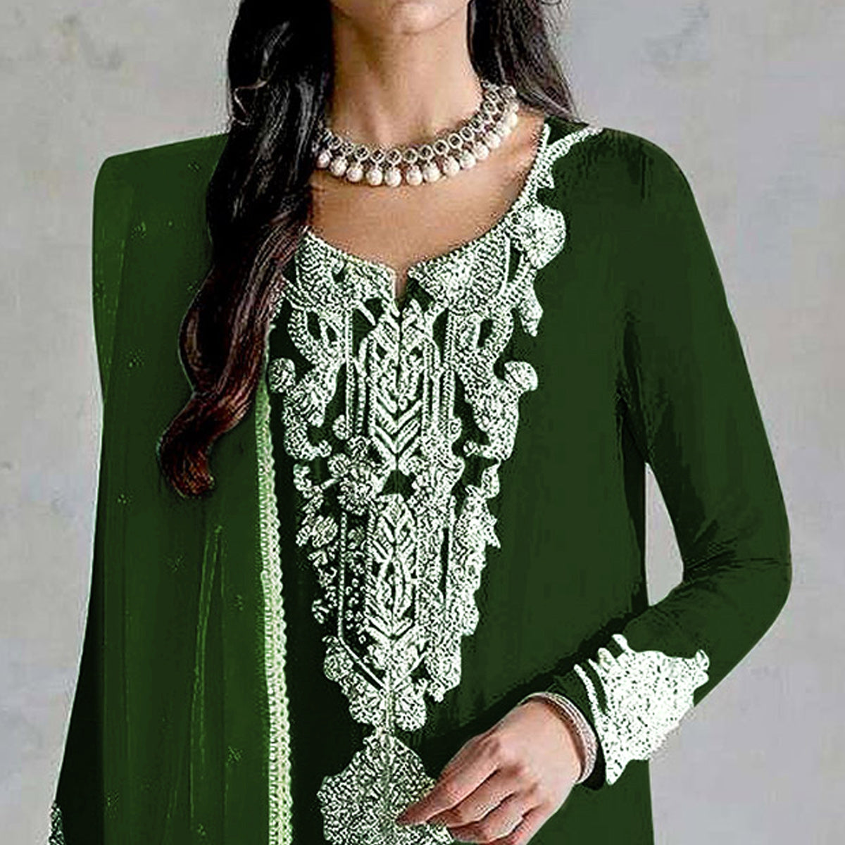 green-embroidered-georgette-pakistani-dress-material