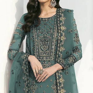 green-floral-embroidered-georgette-semi-stitched-pakistani-suit-1